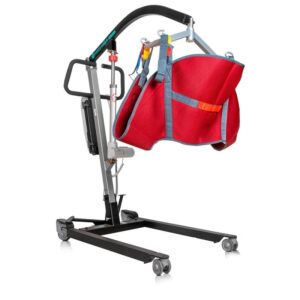 Hoist with electric lifting system and harness. Lifts up to 150Kg